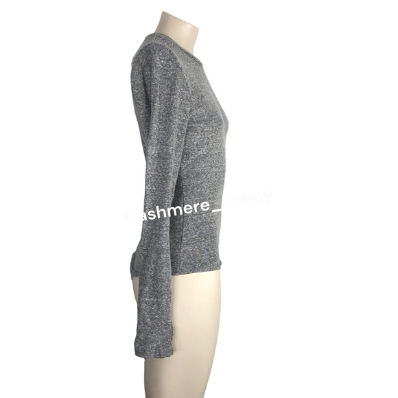 Madewell Heather Gray Crewneck Thong Bodysuit - Picture 3 of 12